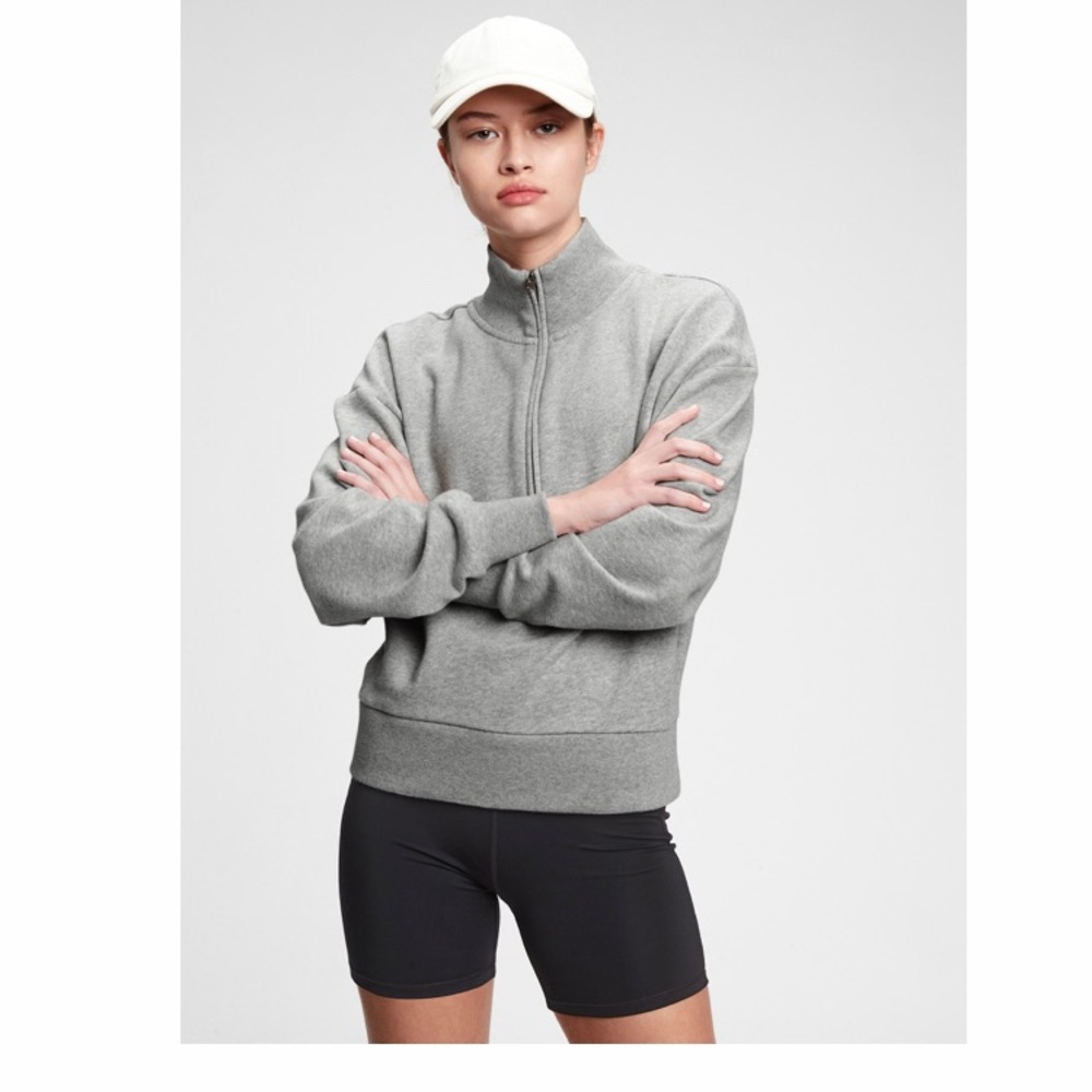 GAP Vintage soft half zip sweatshirt
